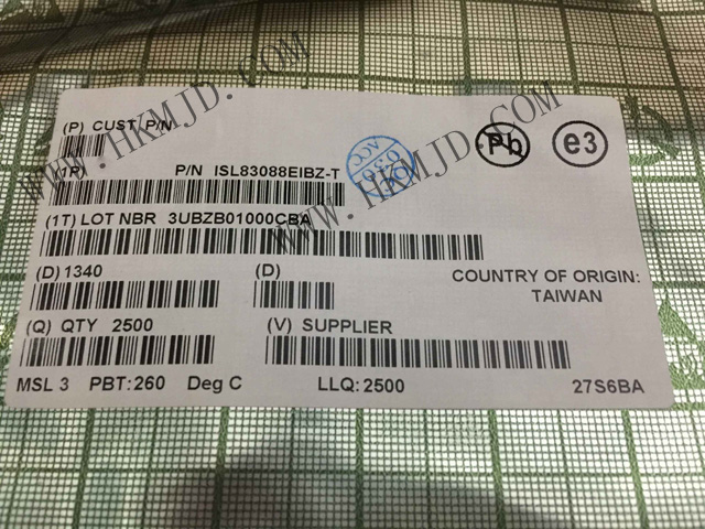 供應半，收發(fā)器 ISL83088E ISL83088EIBZ RS-422/RS-485 接口 IC