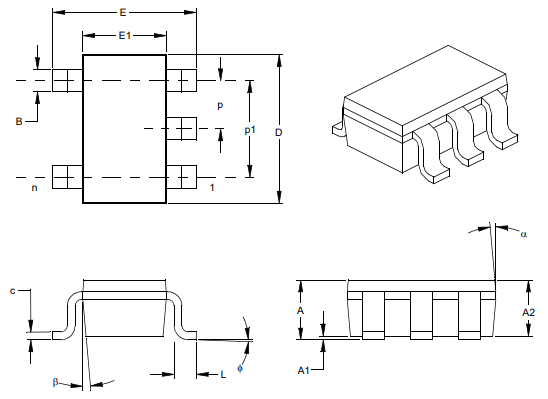 （Microchip）溫度傳感器TC77-5.0MCTTR-VAO 數(shù)字，本地 -40°C ~ 125°C 12 b SOT-23-5