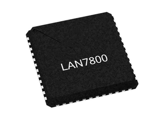 Microchip LAN7800-I/Y9X 超高速USB 3.1 Gen 1至10/100/1000以太網控制器