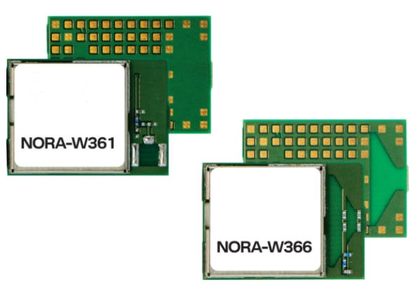 u-blox發(fā)布新款雙頻Wi-Fi藍(lán)牙LE模塊：NORA-W361-00B、NORA-W366-00B