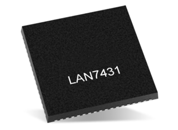可提供4個(gè)LED，LAN7431-V/YXX PCIe 3.1轉(zhuǎn)10/100/1000Mbps以太網(wǎng)橋接器