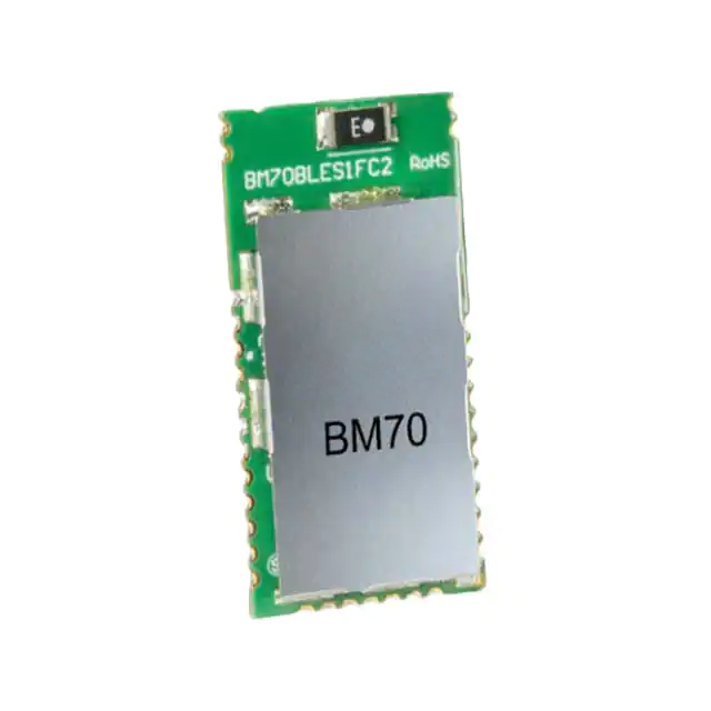 分銷藍牙低功耗模塊（BM70BLES1FC2-0002AA）藍牙 4.2 BLE 屏蔽式，天線