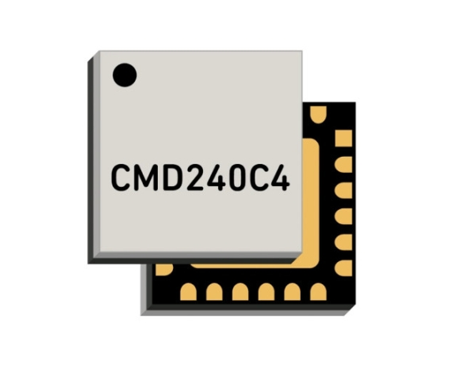 CMD240C4是一款射頻放大器，DC至22GHz，24QFN