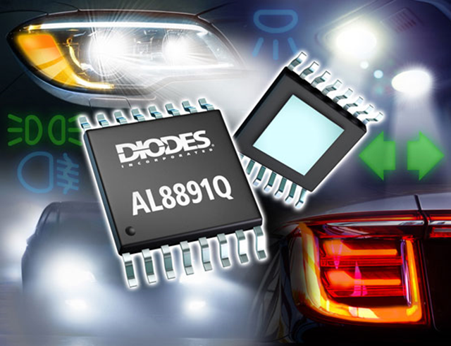 Diodes 公司宣布推出AL8891Q LED 驅(qū)動器，擴大符合汽車標(biāo)準(zhǔn)的產(chǎn)品組合。