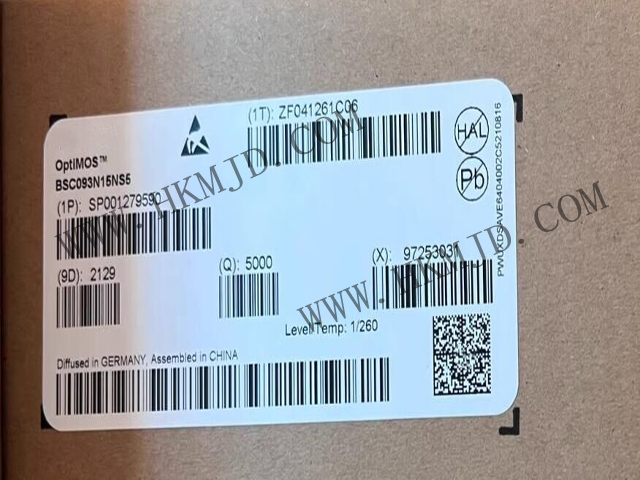 英飛凌BSC093N15NS5 OptiMOS?5 150V功率MOSFET，超低導(dǎo)通電阻9.3mΩ