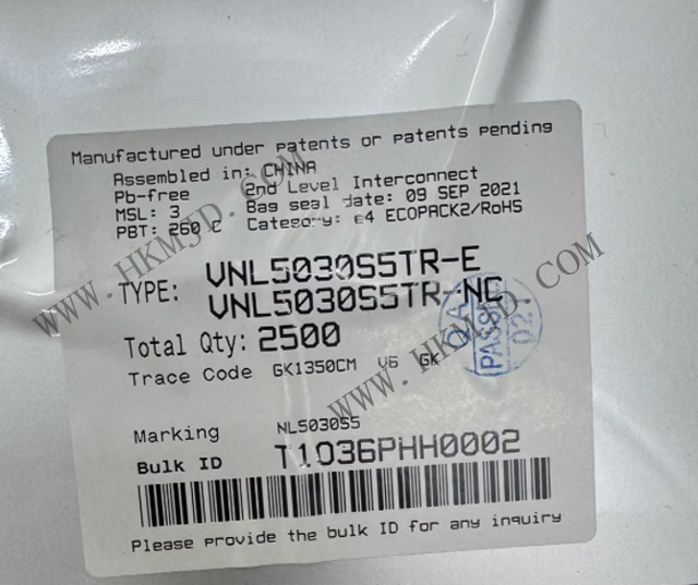 VNL5030S5TR - OMNIFET III 全面保護(hù)低側(cè)驅(qū)動(dòng)器 - 意法半導(dǎo)體