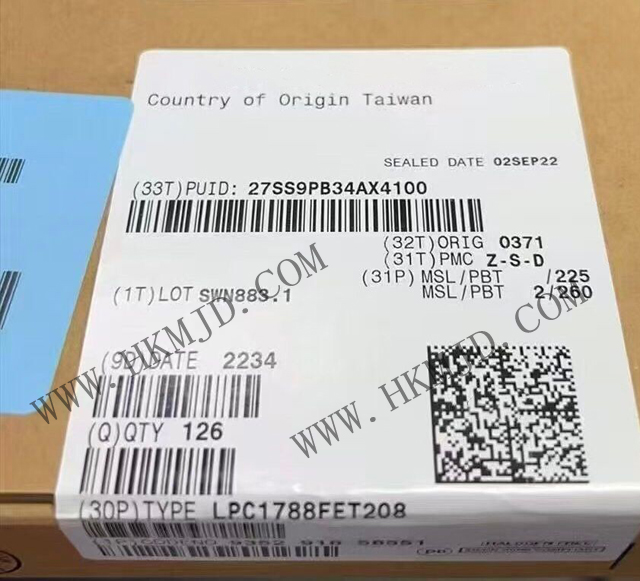 [供應] LPC1788FET208 (NXP) 基于 Arm? Cortex?-M3 內(nèi)核的 32位微控制器 IC